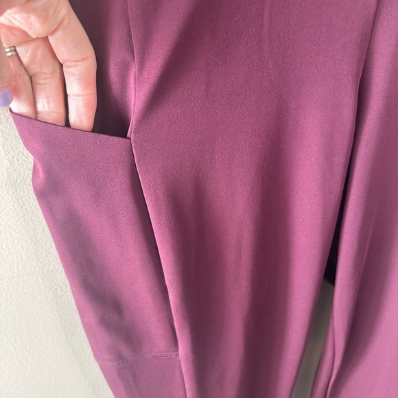 Soma Womens Nonstop Legging Cabernet Pockets Activewear Athleisure size L - Picture 4 of 5